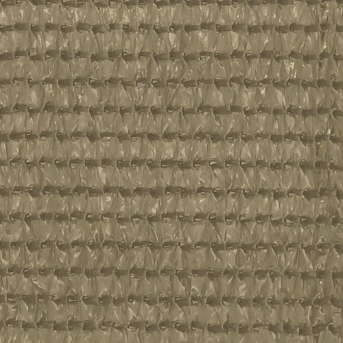 Altanafskærmning 75×500 cm i HDPE - gråbrun