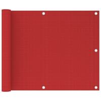 Altanafskærmning 75x300 cm HDPE rød
