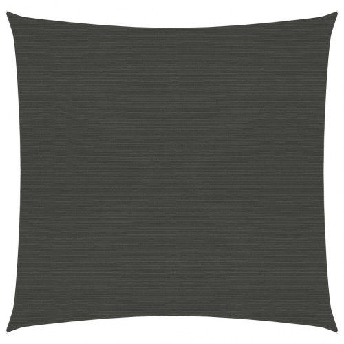 Solsejl 160 g/m² 4x4 m HDPE antracitgrå