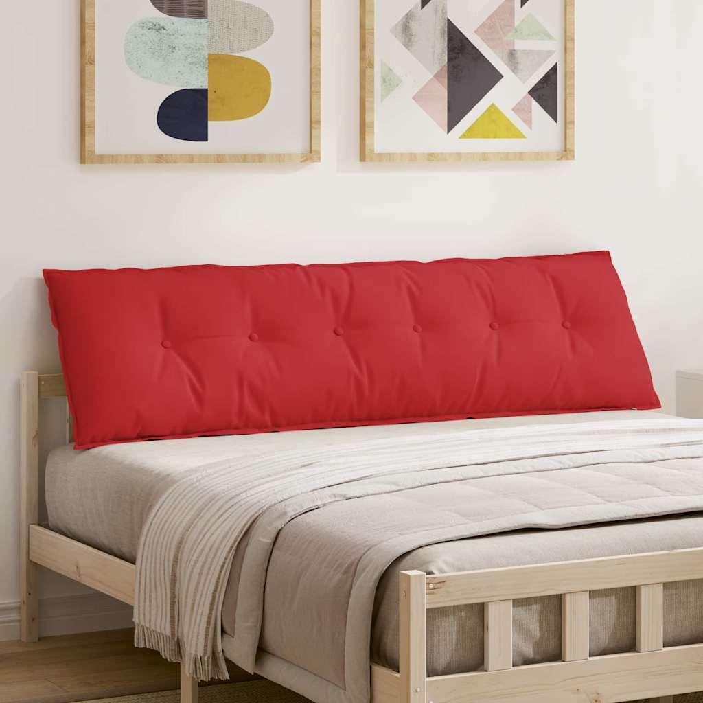Rygpude Rød 180 x 19 x 50 cm Stof billede