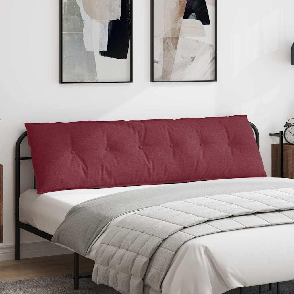 Rygpude Vinrød 180 x 19 x 50 cm Stof billede