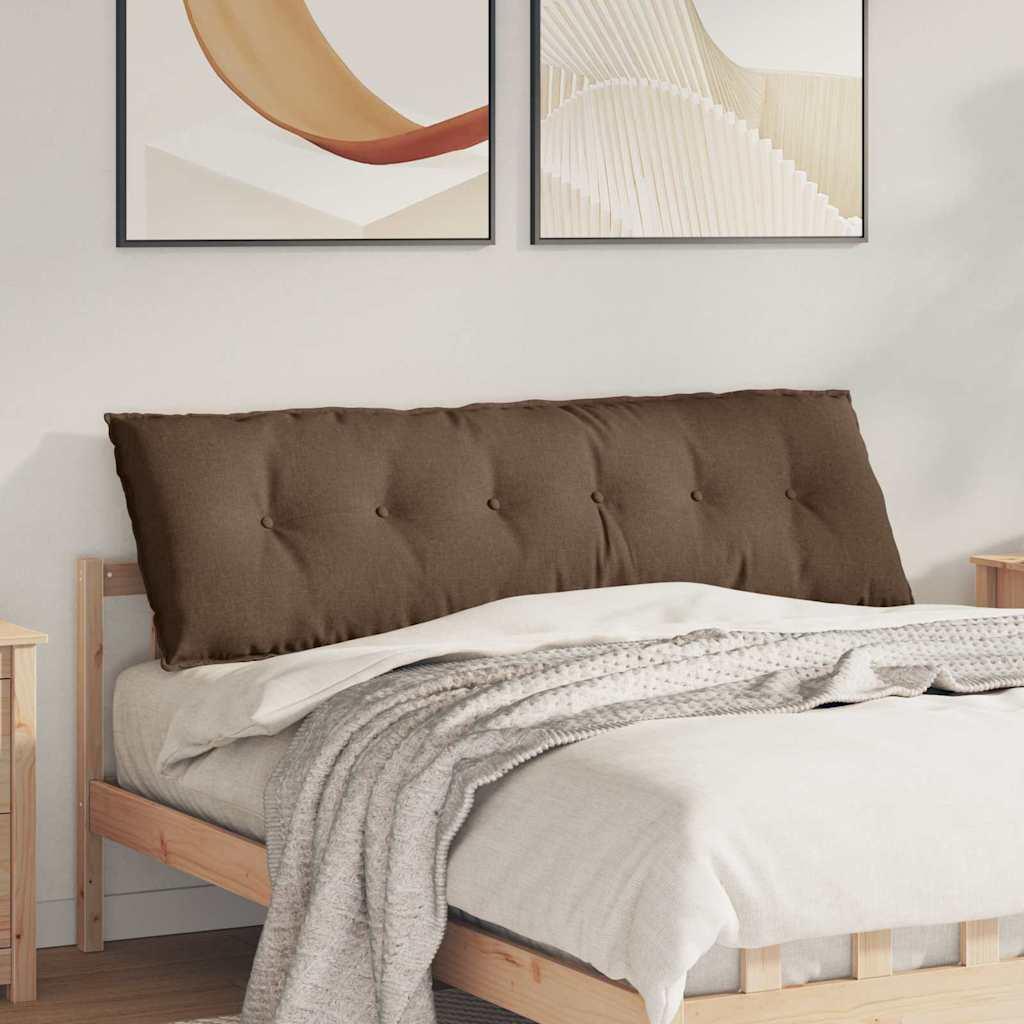 Rygpude Brun 160 x 19 x 50 cm Stof billede
