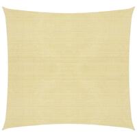Solsejl 160 g/m² 6x6 m HDPE beige