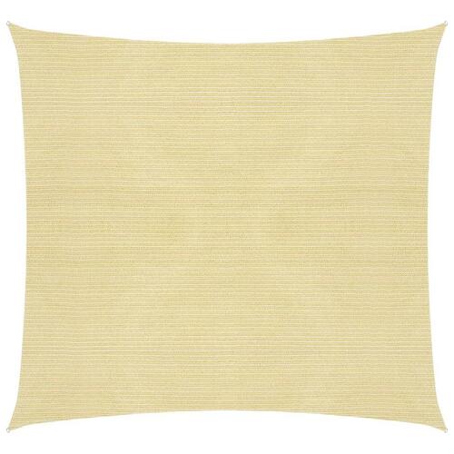 Solsejl 160 g/m² 6x6 m HDPE beige