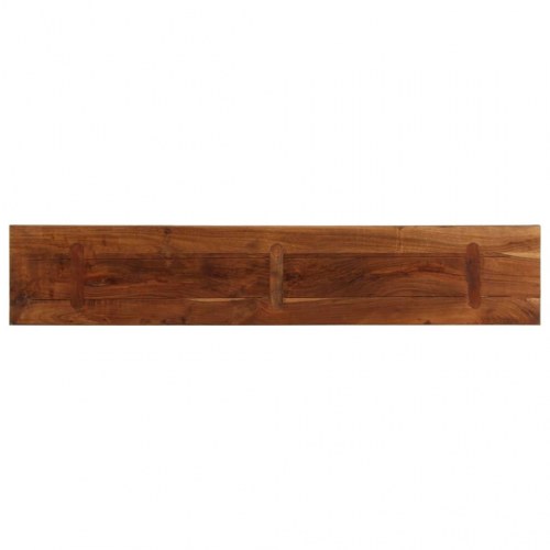 Bordplade 160x30x3,8 cm rektangulær massivt genbrugstræ