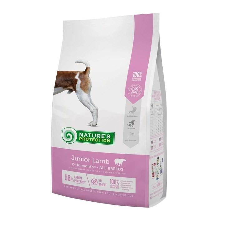 Hundefoder tørfoder – Nature’s Protection Junior Lamb 7,5 kg billede