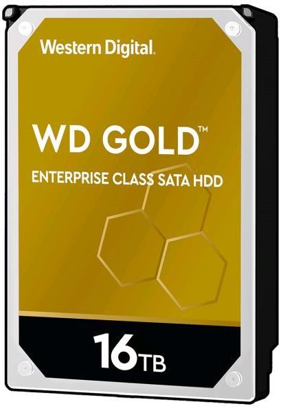 WD Gold WD161KRYZ - Harddisk - 16 TB - intern - 3,5 - SATA 6Gb/s - 7200 rpm - buffer: 512 MB