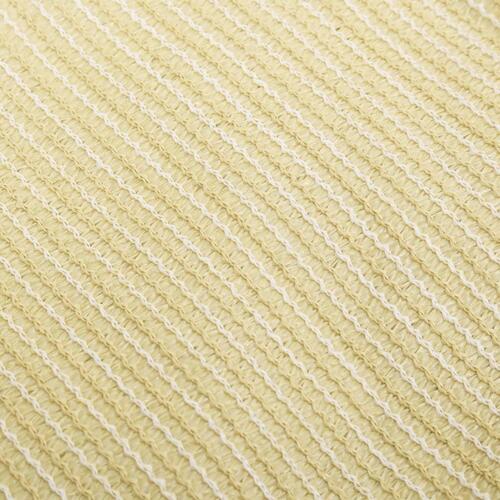 Solsejl 160 g/m² 3x3x3 m HDPE beige