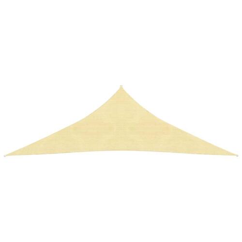 Solsejl 160 g/m² 3x3x4,2 m HDPE beige