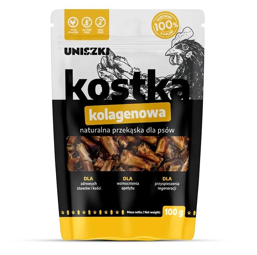 Hundegodbid – UNISZKI kollagen-tern, 100 g billede