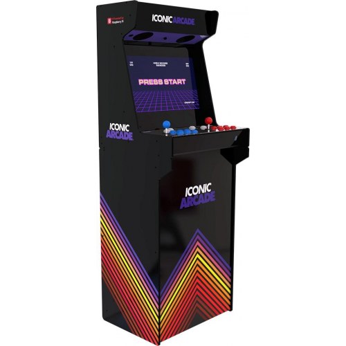 Arkademaskine Iconic Arcade kabinet med Wi‑Fi - Multifarvet