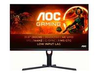 Gaming skærm AOC U32G3X/BK 32" 4K IPS 144 Hz billede