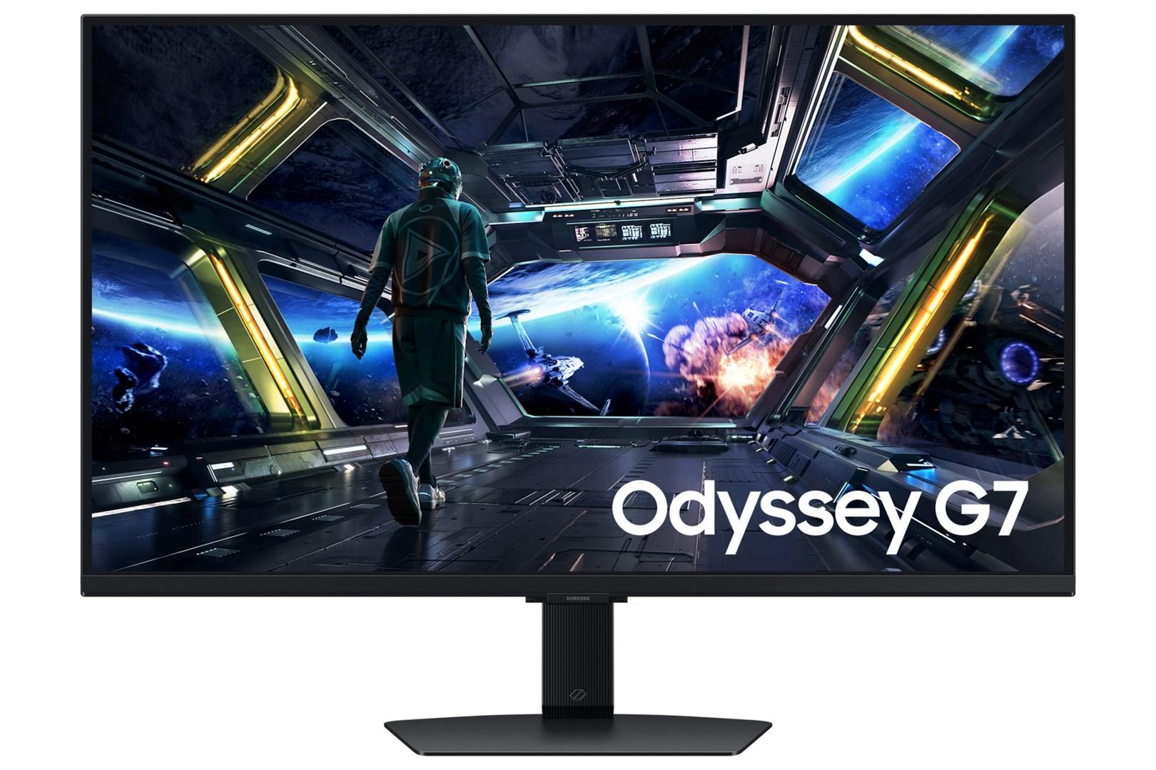 Skærm 32" Samsung Odyssey G7 4K IPS 144 Hz (sort)