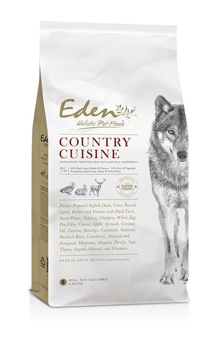 Hundefoder tørfoder Eden Country Cuisine Small – 2 kg billede