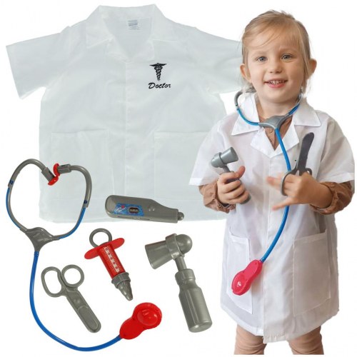 Børnekostume lægesæt 3-8 år
