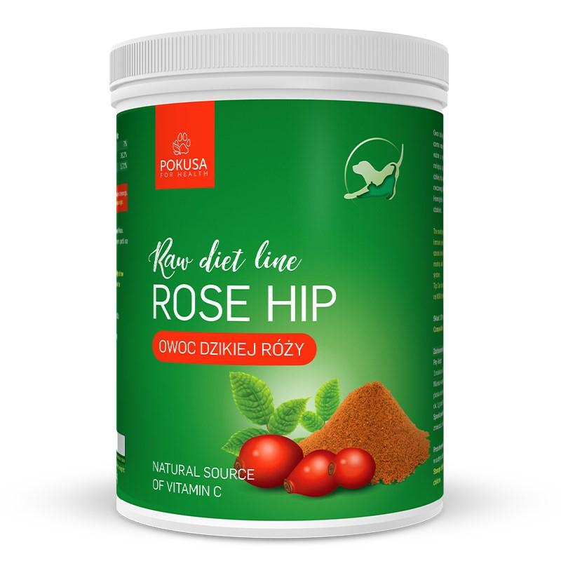Kosttilskud til kat - POKUSA Raw Diet Line Hyben 200 g billede