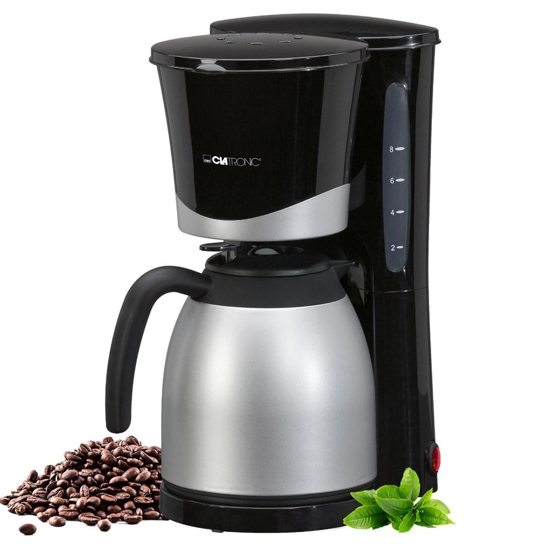 Kaffemaskine med termokande - Clatronic KA 3327, 1 l, 870 W billede