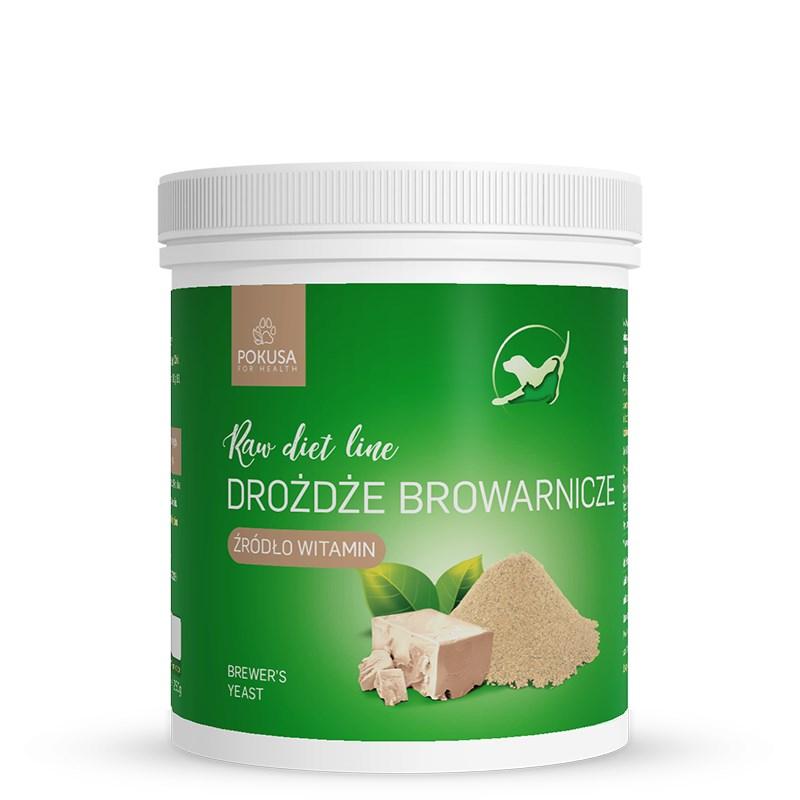 Kattetilskud POKUSA Raw Diet Line – bryggergær 250 g billede