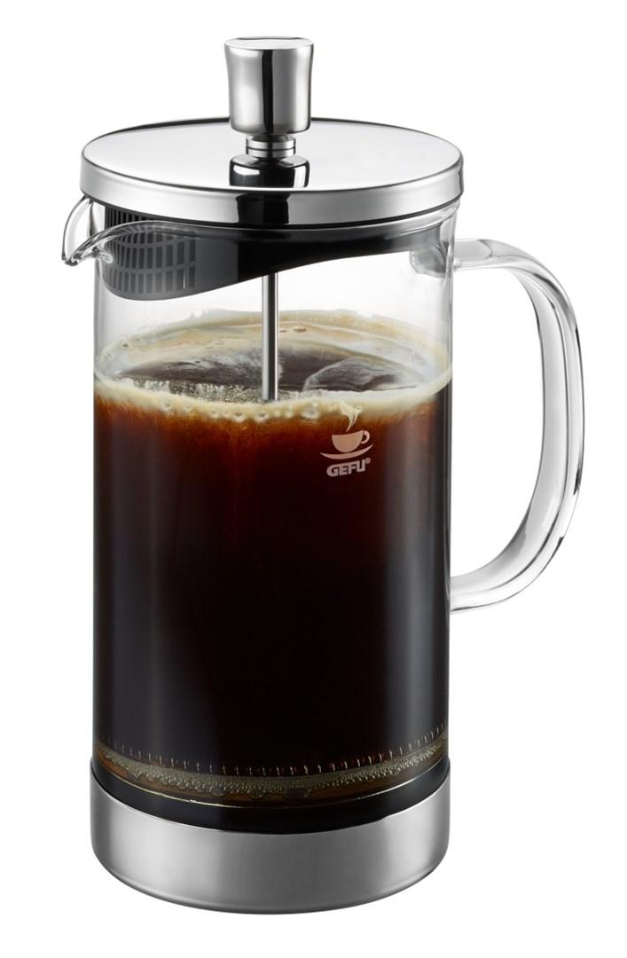 Stempelkande kaffe - GEFU French Press 1 l, transparent