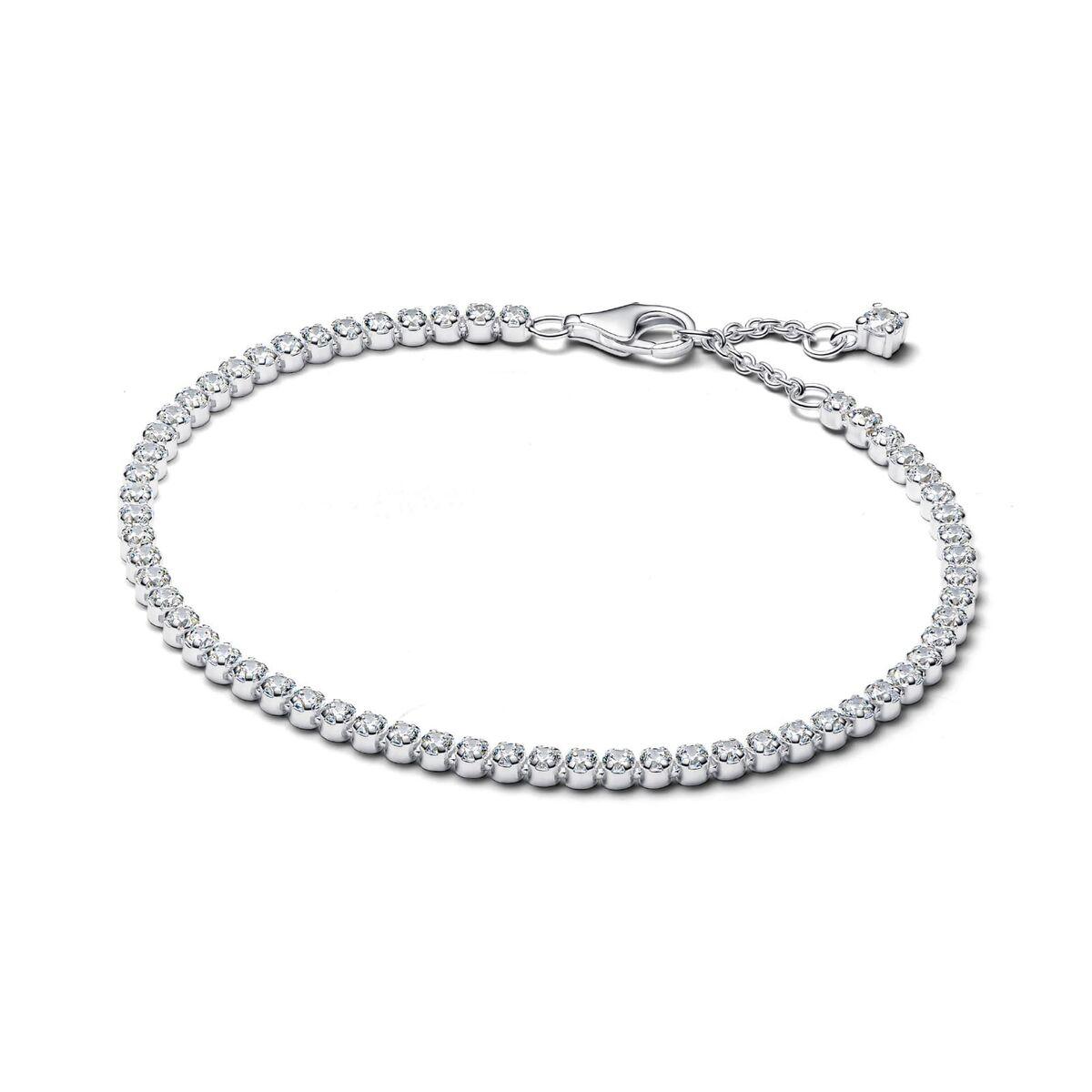 Armbånd dame Pandora - sølvfarvet tennisarmbånd 593927C01-16 billede