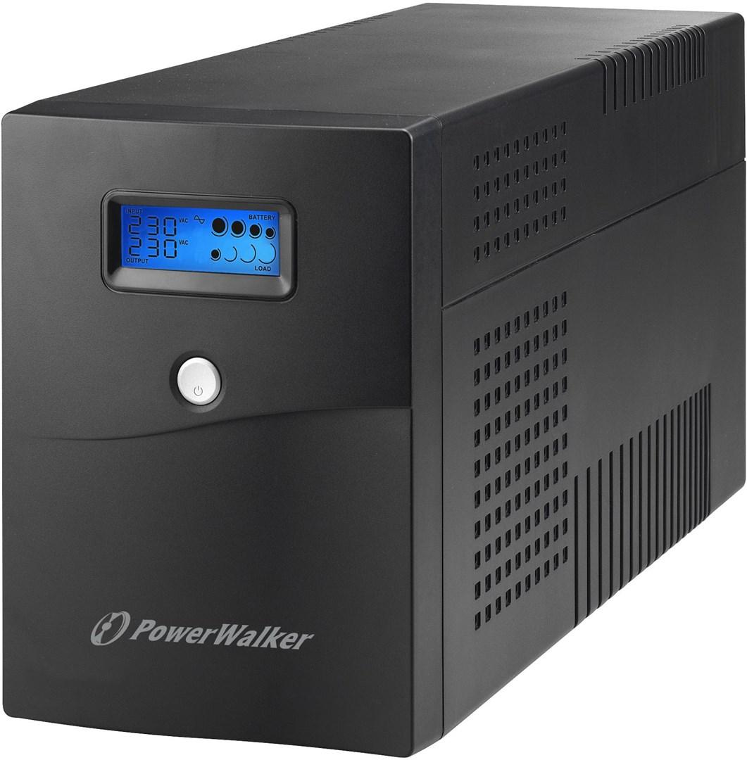 UPS backup – PowerWalker VI 3000 SCL FR, line-interactive, 3 kVA / 1.800 W, 4x AC billede