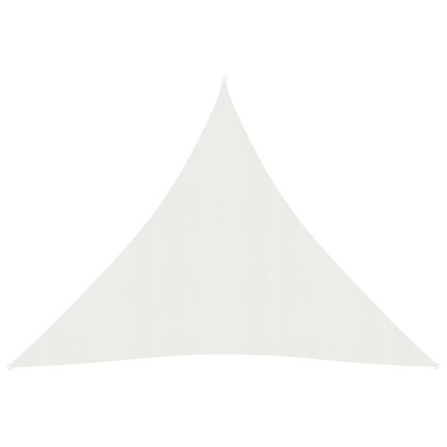 Solsejl 160 g/m² 3x3x3 m HDPE hvid