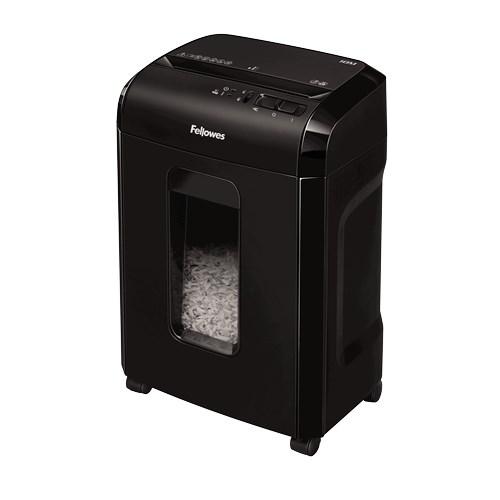 Makulator mikro-cut Fellowes Powershred 10M, sort, 19 l, 10 ark pr. indføring