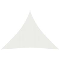 Solsejl 160 g/m² 4,5x4,5x4,5 m HDPE hvid