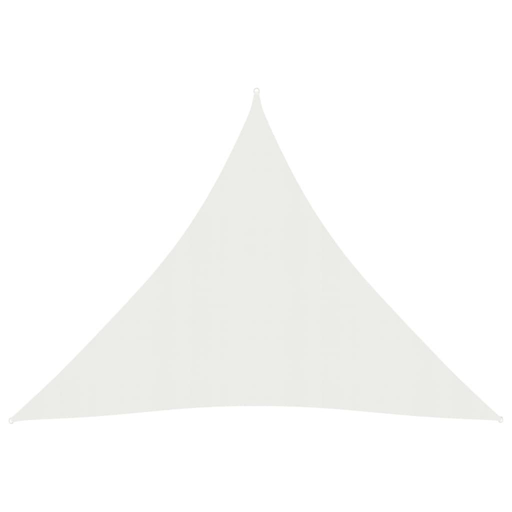 Solsejl 160 g/m² 4,5x4,5x4,5 m HDPE hvid