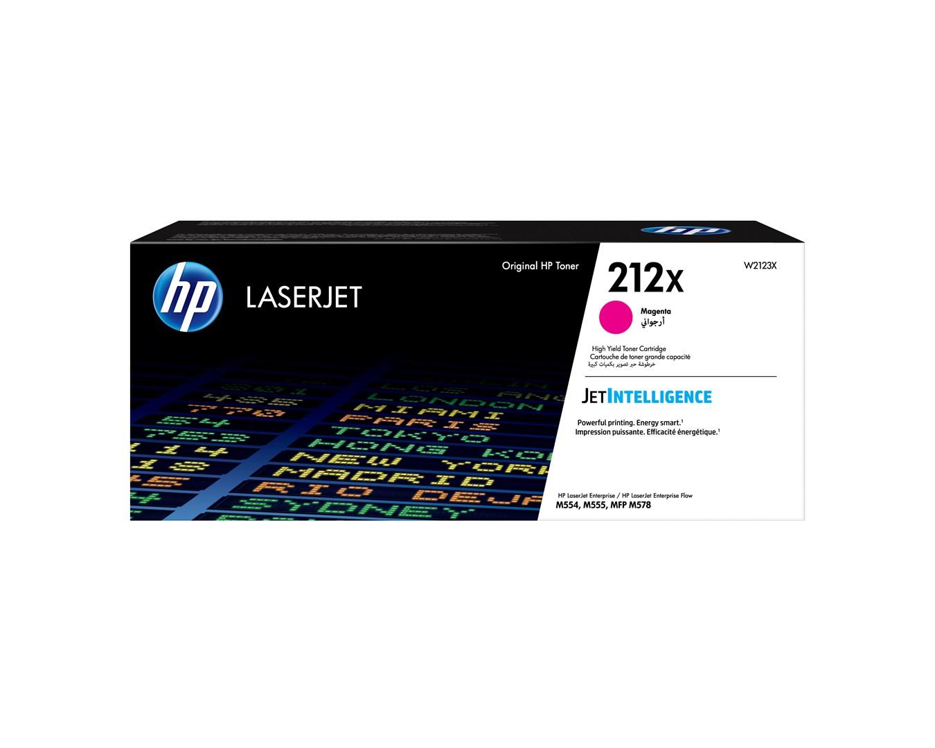 Toner til laserprinter HP 212X magenta - høj kapacitet