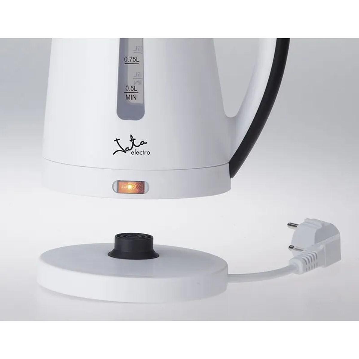 Elkedel JATA - hvid/sort, 1 l, 2200 W billede
