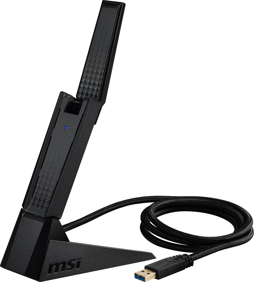 USB WiFi-adapter - MSI AXE5400 tri-band billede