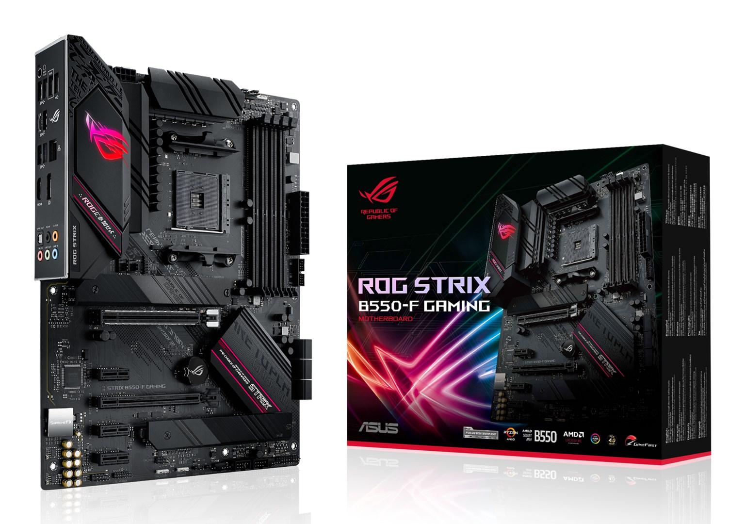 Bundkort ASUS ROG Strix B550-F Gaming - AMD B550, Socket AM4, ATX
