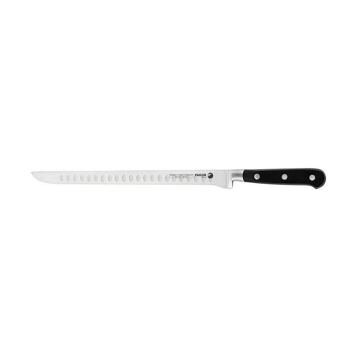 Fagor Couper skinkekniv - rustfrit stål, sort håndtag billede