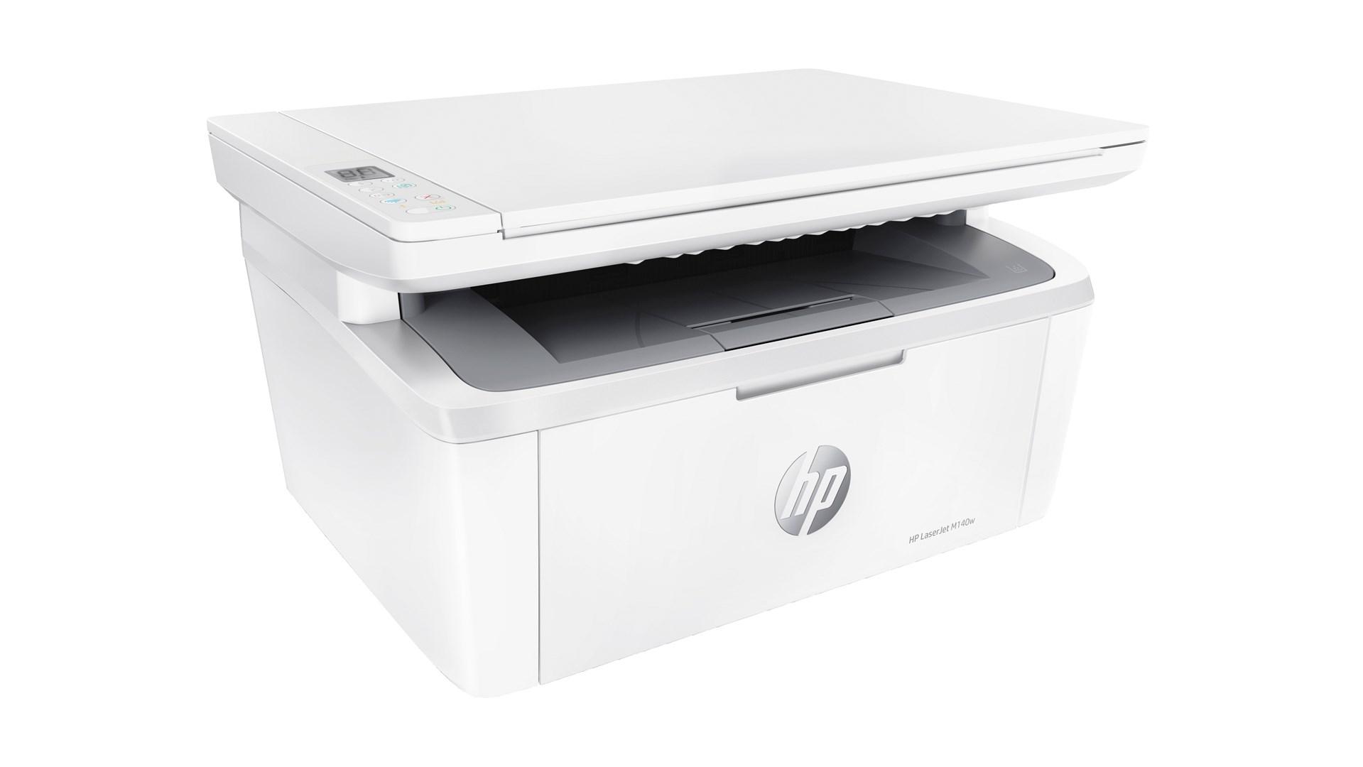Laserprinter HP LaserJet M140w trådløs multifunktions sort/hvid