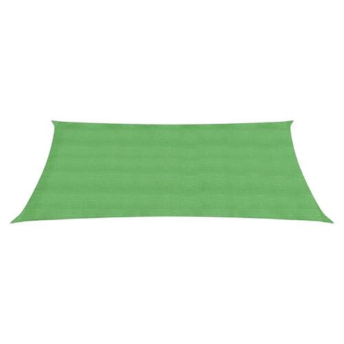 Solsejl 2,5x4 m 160 g/m² HDPE lysegrøn