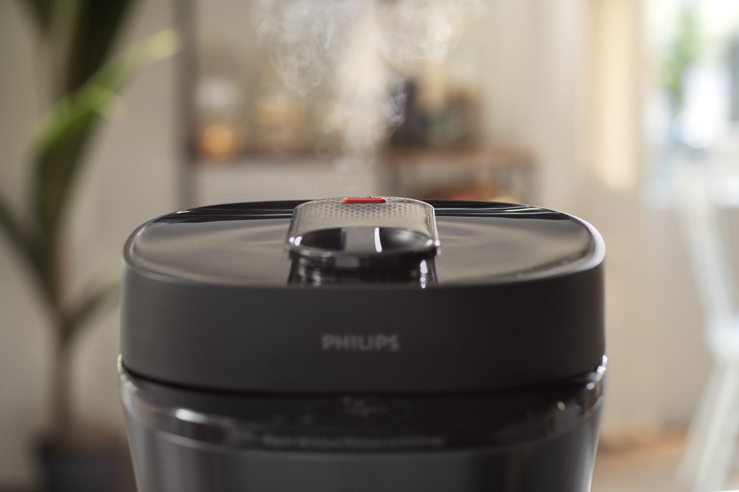 Trykkoger all-in-one Philips HD2151/40 - 5 l, 1.000 W, sort billede