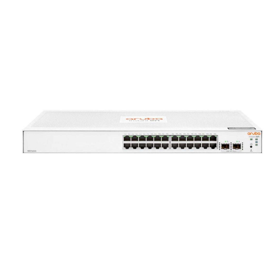Netværksswitch HP Aruba Instant On 1830 24G 2SFP Managed L2 Gigabit 1U