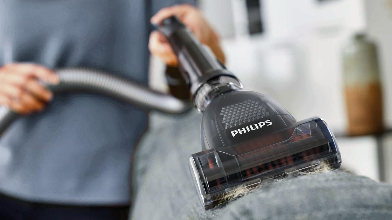 Støvsuger med pose Philips Performer LED 8000 Series, hvid billede