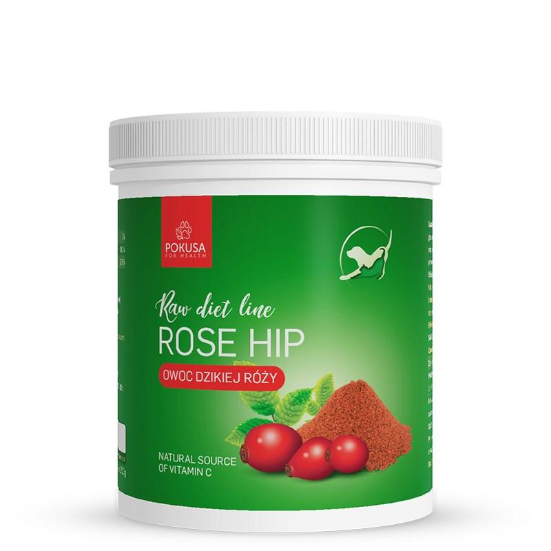 Kosttilskud til kat – POKUSA Raw Diet Line Hyben 1000 g billede
