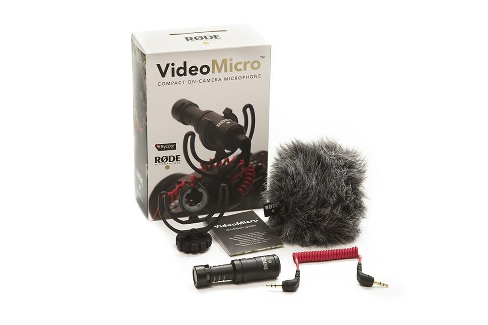 Mikrofon til kamera - RØDE VideoMicro, sort