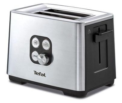 Brødrister Tefal Equinox TT420D - 2 skiver, rustfrit stål/sort billede