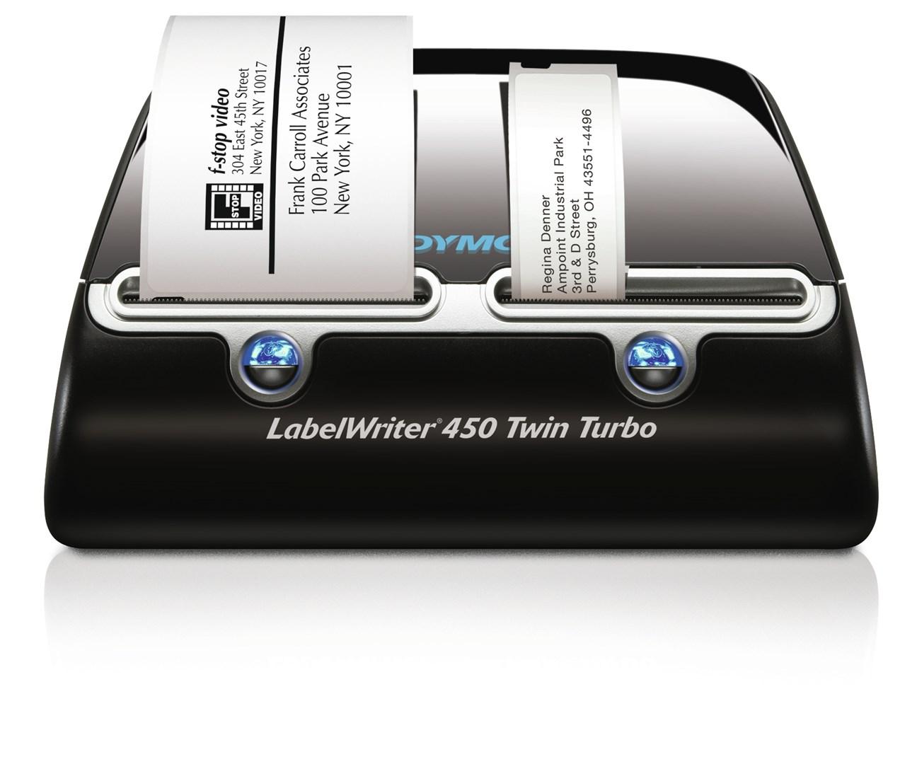 Labelprinter DYMO LabelWriter 450 Twin Turbo - direkte termisk, 600 × 300 dpi