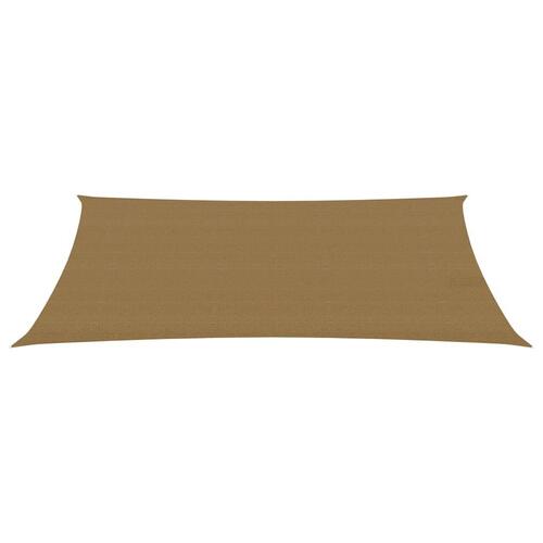 Solsejl 3x5 m 160 g/m² HDPE gråbrun