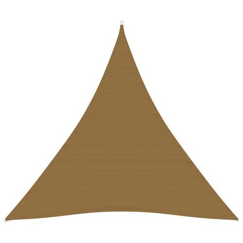 Solsejl 4,5x4,5x4,5 m 160 g/m²HDPE gråbrun