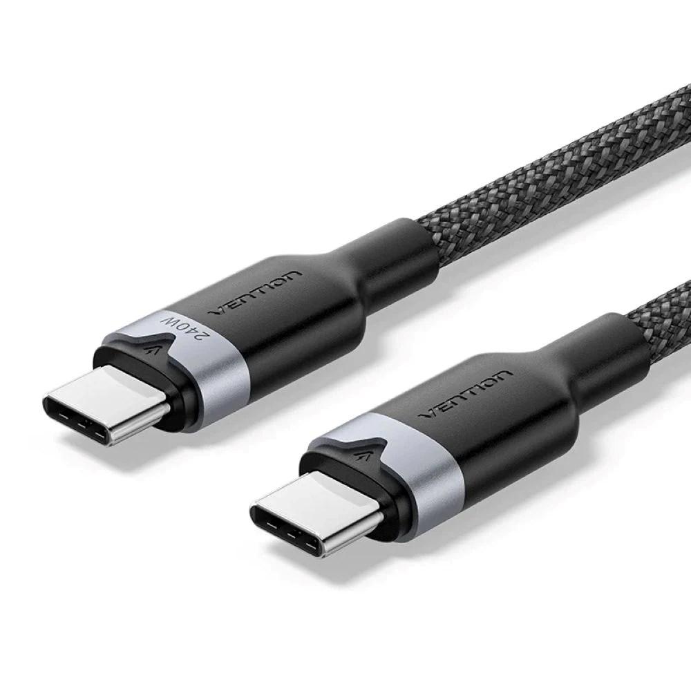 Vention USB-C til USB-C kabel 1 m - 240 W, 5 A, USB 2.0 billede