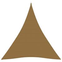 Solsejl 160 g/m² 5x6x6 m HDPE gråbrun