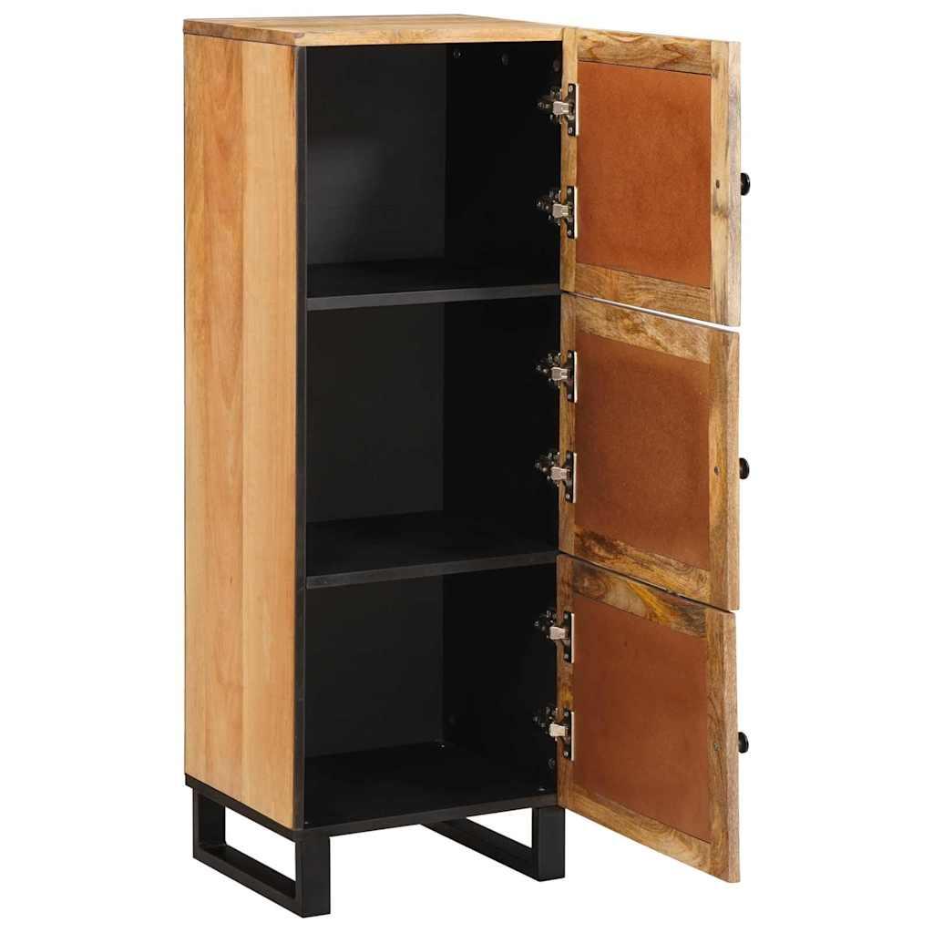 Highboard med skuffe Brun 60 x 33,5 x 100 cm Massivt mangotræ billede