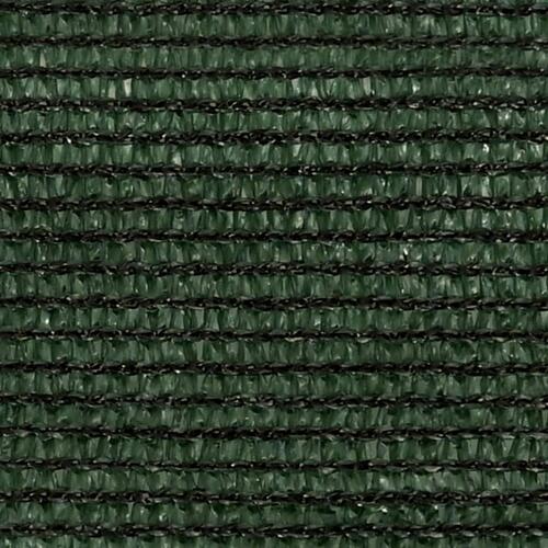 Solsejl 2,5x2,5 m 160 g/m² HDPE mørkegrøn