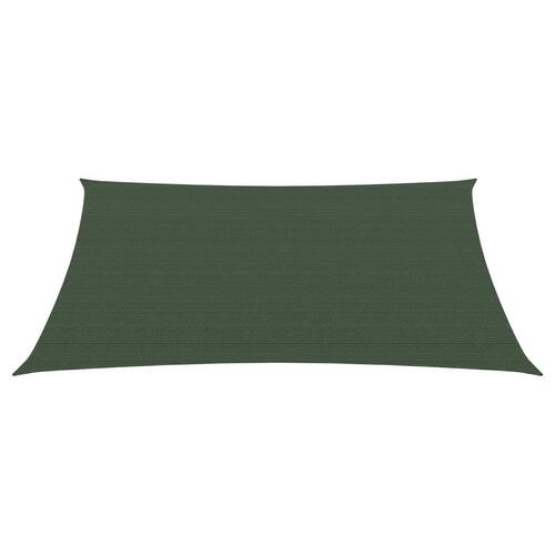 Solsejl 2,5x3 m 160 g/m² HDPE mørkegrøn
